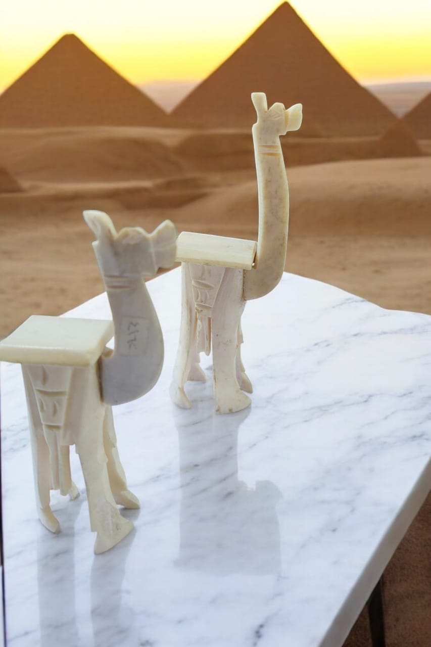 Hand-Carved Camel Bone Camels – 4.5” & 6”