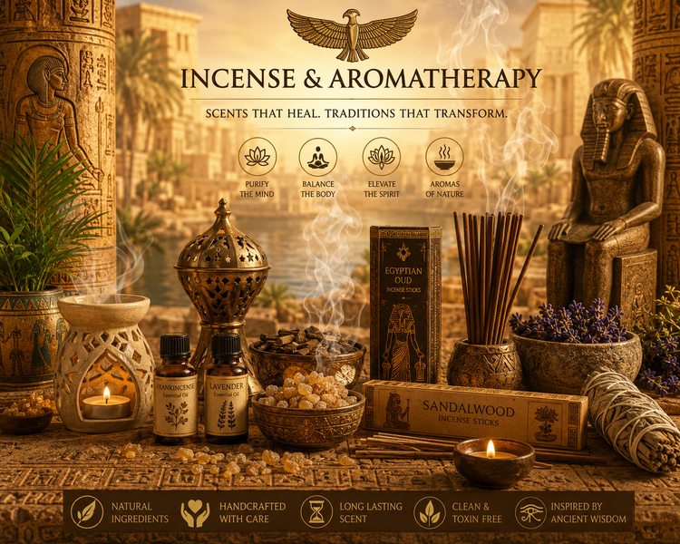 Sacred Smoke & Essences: Authentic Egyptian Incense & Aromatherapy