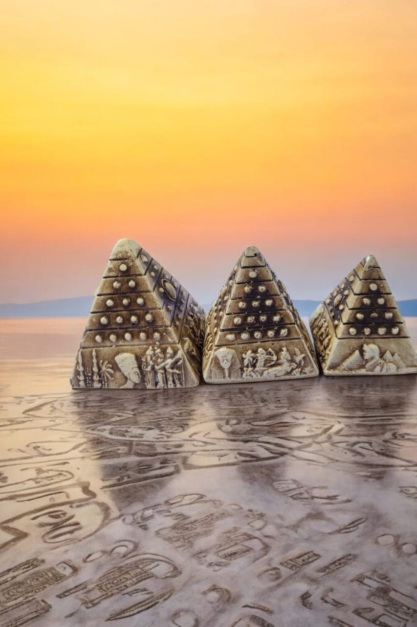 Egyptian Pyramid Altar Set