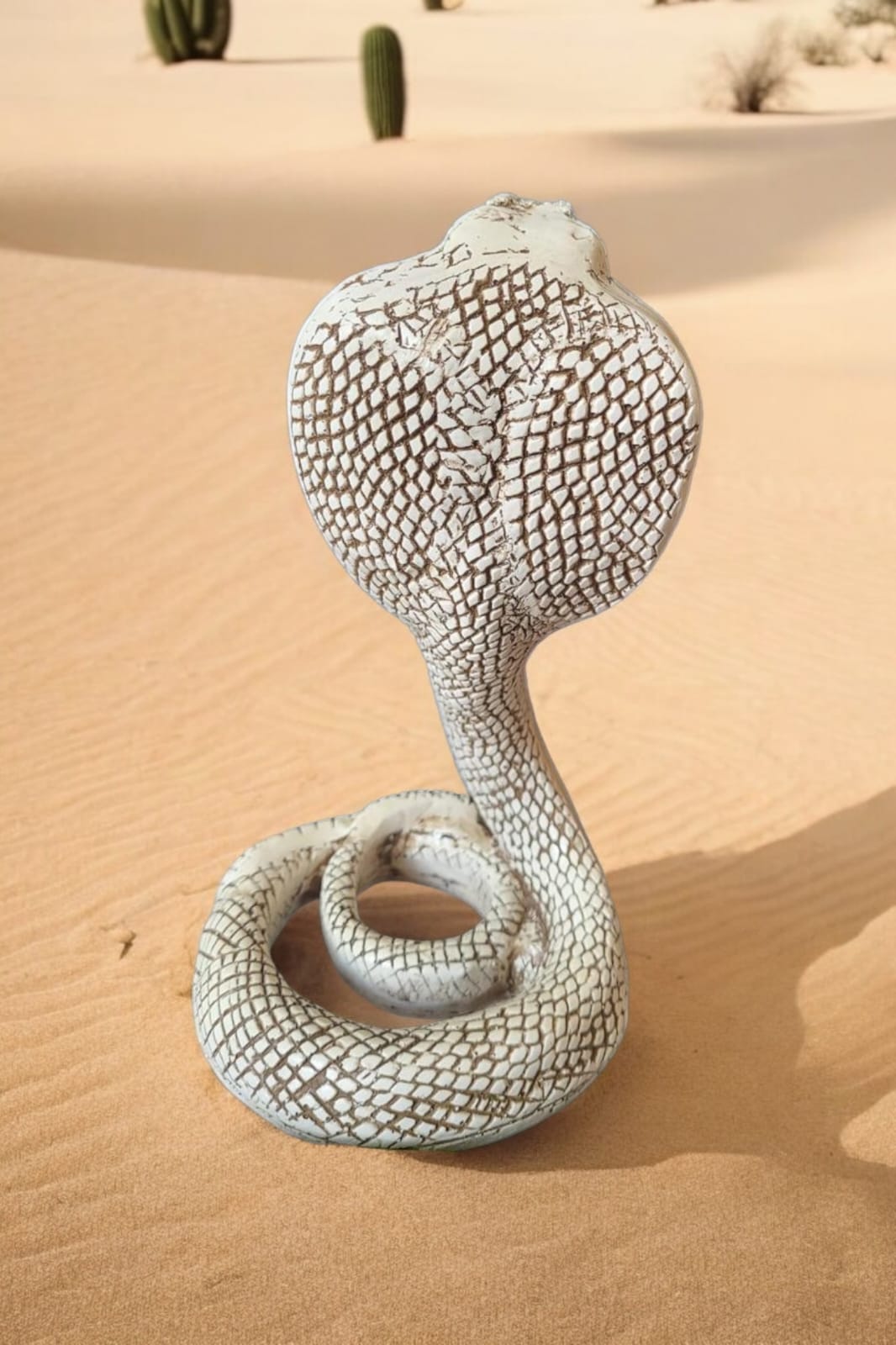 Egyptian Cobra Statue – 11" Uraeus Symbol