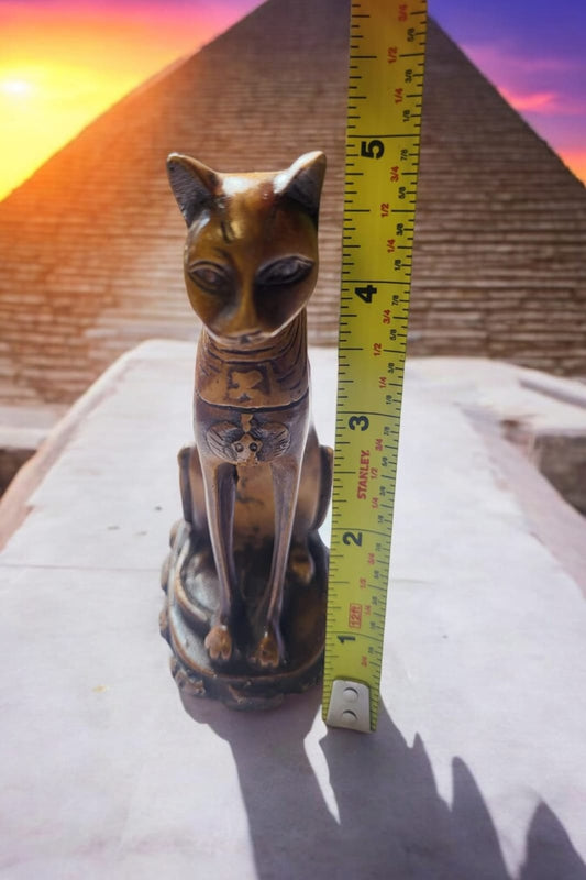 Bastet Cat Statue – Handcrafted 5”